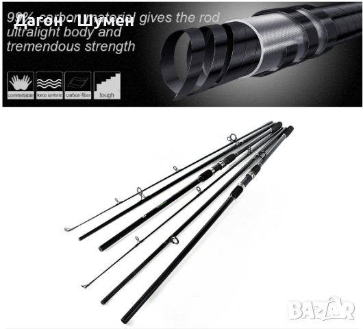 Шаранджийска въдица - 3,60 м. и 3.90 м. , снимка 7 - Въдици - 41429335