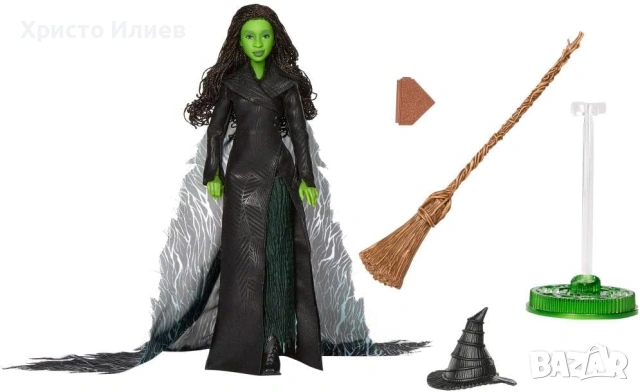 Кукла Wicked For Good Злосторница Disney Wicked кукла Елфаба Mattel , снимка 4 - Кукли - 53166672