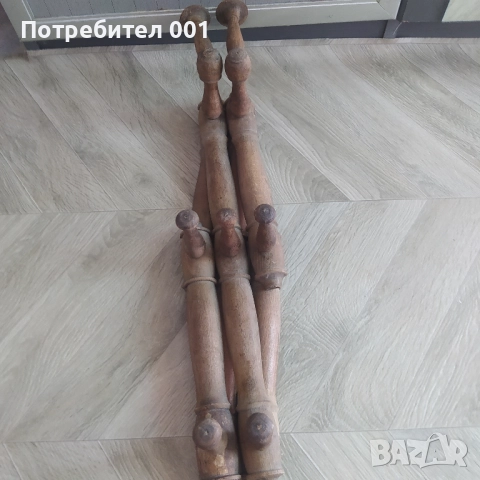 Стара дървена закачалка, снимка 14 - Закачалки - 52226041