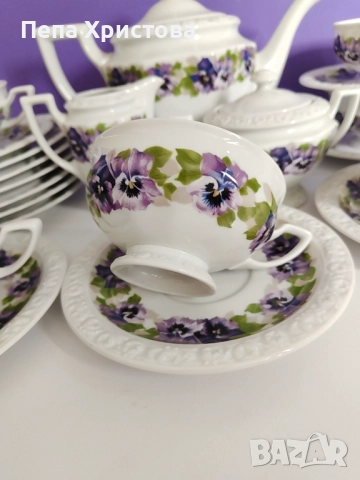 Сервиз за чай от немски порцелан Rosenthal, снимка 7 - Сервизи - 51862894