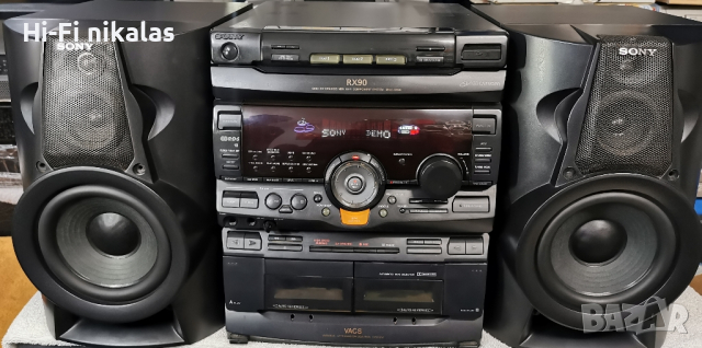 ПРОМО!! аудио система стерео уредба SONY HCD-RX90 + колони SONY SS-L80, снимка 1 - Аудиосистеми - 44553214