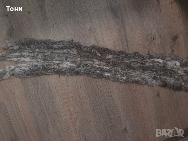 Шал естествен косъм заек, снимка 3 - Шалове - 34404840