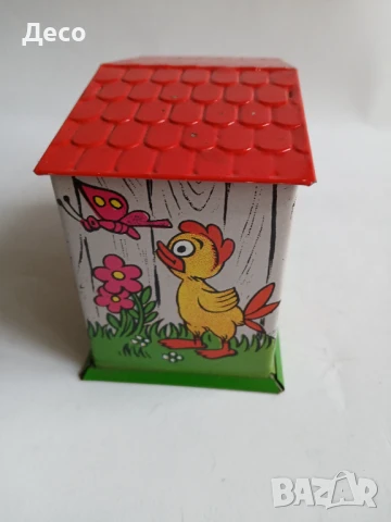 Стара ламаринена унгарска играчка касичка., снимка 4 - Колекции - 51171074