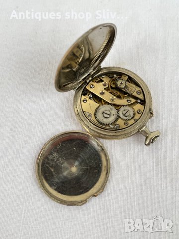 Позлатен джобен часовник №1240, снимка 4 - Антикварни и старинни предмети - 34846427