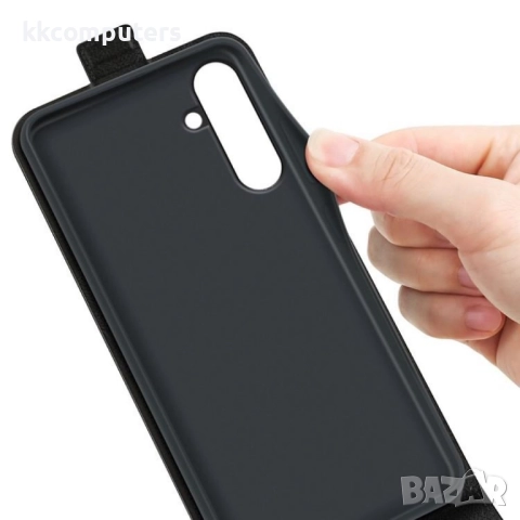 Samsung Galaxy A26 5G Flip3 Кожен Калъф и Скрийн Протектор, снимка 7 - Калъфи, кейсове - 51484979