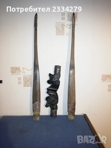 Стари африкански сувенирни предмети, дърворезби, ръчна изработка, снимка 2 - Декорация за дома - 53664209