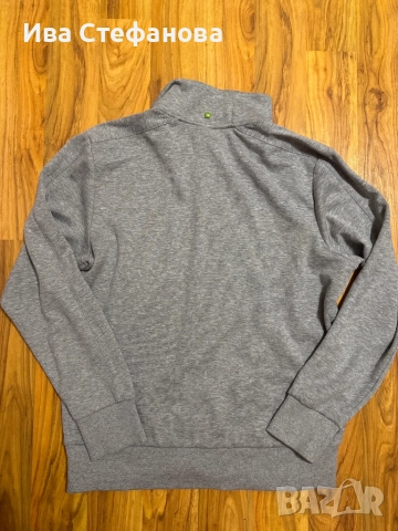  Нова спортна елегантна оригинална блуза Hugo Boss сива , снимка 6 - Блузи - 45423875