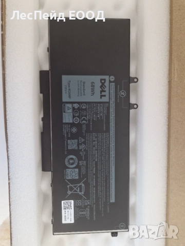Батерия за лаптоп Dell 68WHR, 4 клетки, литиево-йонна, снимка 2 - Батерии за лаптопи - 51970475