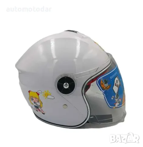 Отворена детска каска за мотор скутер мотопед, снимка 1