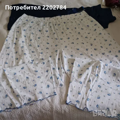 Дамски сатенени пижами, пижама 5ХЛ,6ХЛ, снимка 14 - Нощници - 47258430