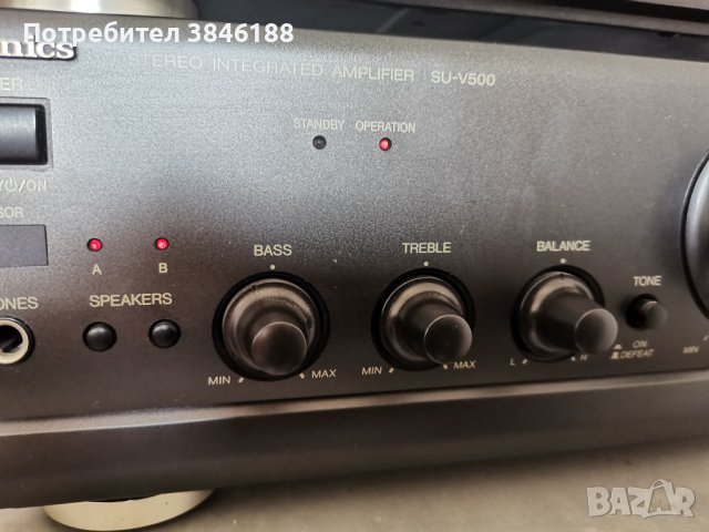 Усилвател Technics SU-V500, снимка 2 - Ресийвъри, усилватели, смесителни пултове - 42306287