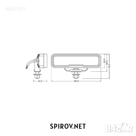 LED бар OSRAM LEDriving WL VX150-WD 12V-24V, снимка 4 - Аксесоари и консумативи - 55745089