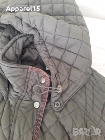 Американско марково тъмнозелено яке с качулка L/ XL, снимка 11 - Якета - 52388568