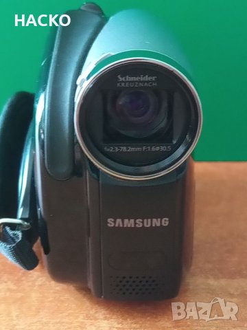 ПРОМО Цифрова Мини DVD Видеокамера Samsung SC-DX103 34x Оптично Увеличение, снимка 5 - Камери - 41359653