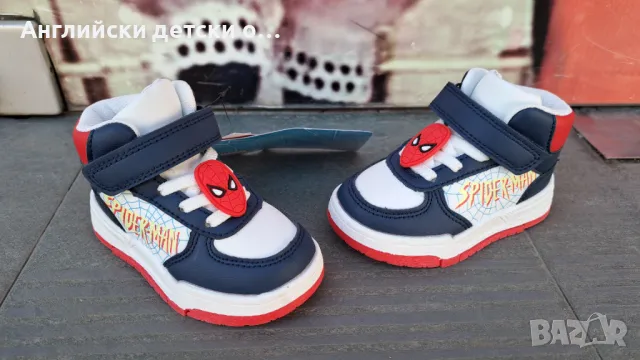 Английски детски кецове-Spiderman, снимка 3 - Детски обувки - 49745954