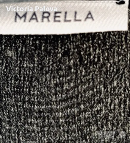 Лукс блуза/риза оригинал MARELLA с коприна креп Италия, снимка 5 - Ризи - 49915318