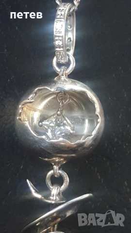 Сребърно колие. Сребърна висулка., снимка 5 - Антикварни и старинни предмети - 50754679