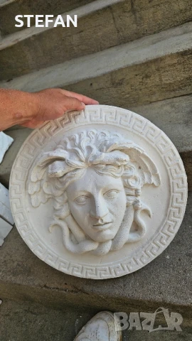 медуза versace версаче от бетон, снимка 5 - Градински мебели, декорация  - 51012478