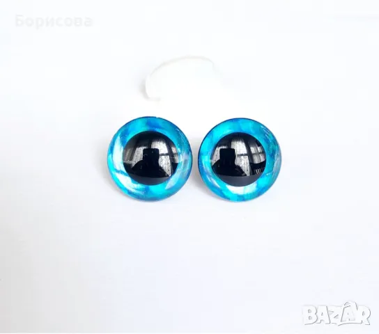 Многоцветни 3Д очи за амигуруми,  плетени играчки, снимка 9 - Други - 47327362