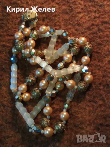 СТАРА ПРЕЛЕСТНА РЕТРО ОГЪРЛИЦА КОЛИЕ МАЙСТОРСКА РЪЧНА ИЗРАБОТКА 47356, снимка 8 - Антикварни и старинни предмети - 47210744