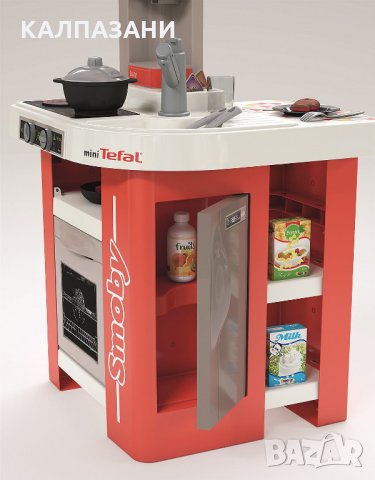 Smoby Детска кухня Smoby тефал с аксесоари и звук 7600311042, снимка 3 - Други - 36001581