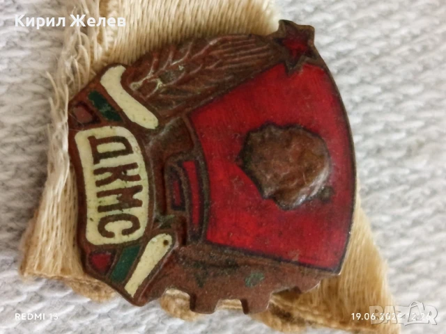 Две редки значки от соца ДКМС за КОЛЕКЦИЯ ДЕКОРАЦИЯ 30856, снимка 6 - Колекции - 50722899