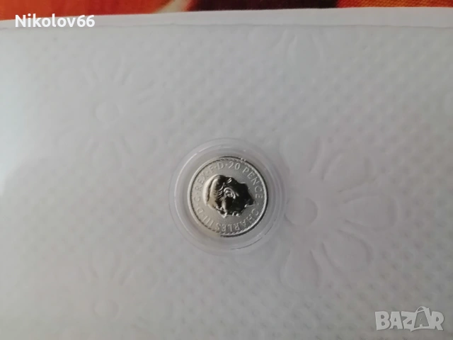 Британия 1/10 oz silver, снимка 2 - Нумизматика и бонистика - 53652375