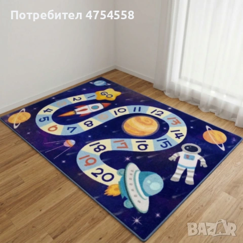 Детски килим за игра 120х160см, противоплъзгащ и миещ се, снимка 9 - Килими - 53873219