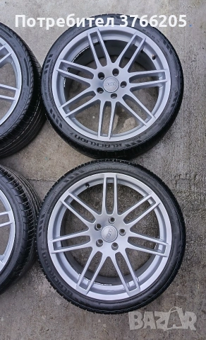 19ки джанти 5х112 Audi с летни гуми, снимка 2 - Гуми и джанти - 53446613