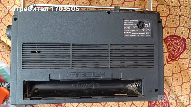 JVC Ретро касетофон , снимка 4 - Радиокасетофони, транзистори - 50603625