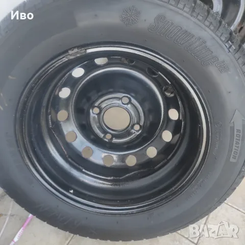 4 зимни гуми с джанти 185/65/14 за пежо 206, снимка 11 - Гуми и джанти - 56059166