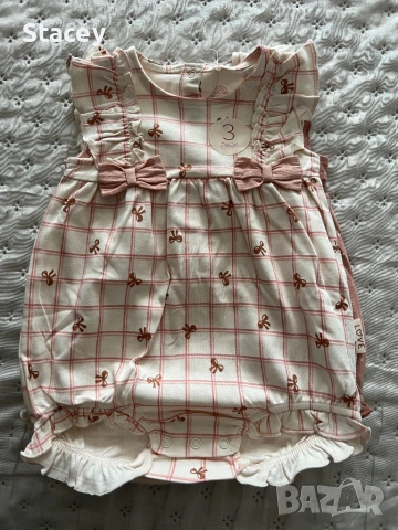 Сет бебешки ромпъри за момиче Next, снимка 2 - Други - 53495641