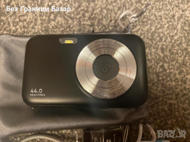 Нов детски Компактен фотоапарат 44MP 16X зум със светкавица + аксесоари