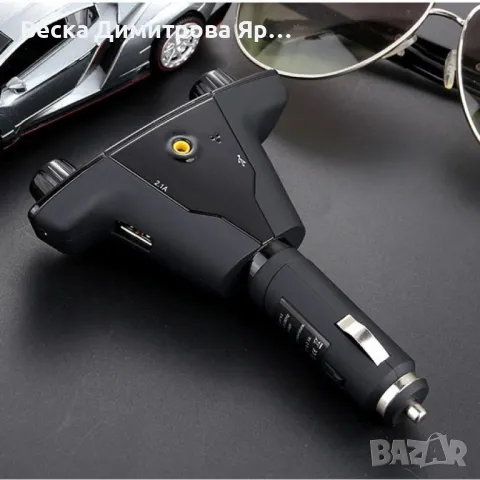 Многофункционален предавател за кола, Bluetooth плейър, mp3, зарядно, снимка 12 - Друга електроника - 48899983
