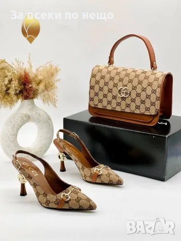 Gucci Луксозни Дамски Обувки На Ток - Различни Цветове Код SEM-548, снимка 6 - Дамски обувки на ток - 55874665