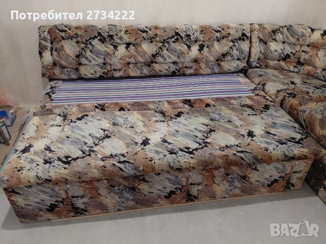 Разтегателен ъглов диван, снимка 6 - Дивани и мека мебел - 55826461