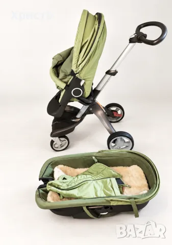 Детска количка Stokke Xplory, пълен комплект 2 в 1