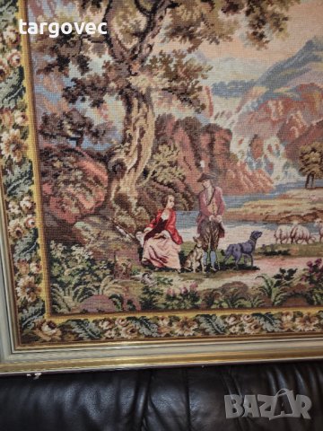 Прекрасен гоблен " идилия "в размер 130 на 103 см, снимка 6 - Гоблени - 44505761