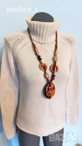 Два различни броя / Винтидж / Памучен пуловер "Zara" basic / Зара памучен пуловер , снимка 15 - Блузи с дълъг ръкав и пуловери - 27266449