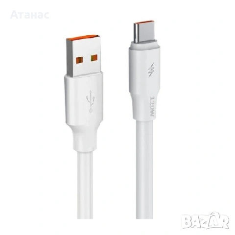 USB-C кабел 120W с бързо зареждане 6A , снимка 2 - Зарядни за кола - 53401862