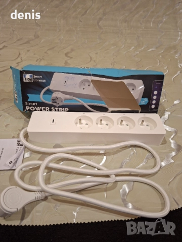 Смарт удължител LSC Smart Connect, 4 гнезда, бял, 1,5 м, съвместим с Alexa и Google Assistant, снимка 4 - Друга електроника - 52878059