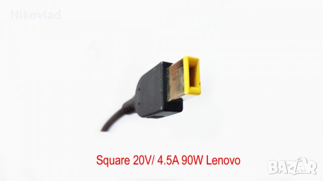 Зарядно за лаптоп Lenovo - Square 20V/ 4.5A / 90W, снимка 2 - Кабели и адаптери - 35926309