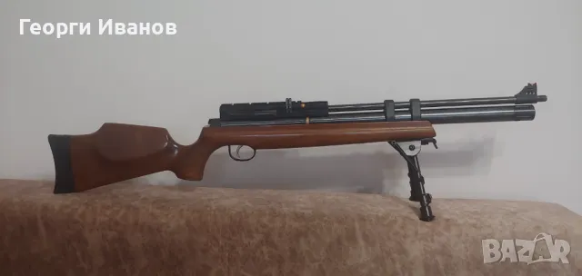 Продавам въздушна пушка Хасан АТ 44-10 .22-5.5, снимка 3 - Въздушно оръжие - 49426292