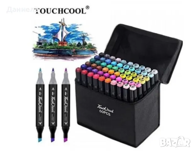 комплект от маркери , снимка 3 - Рисуване и оцветяване - 49391733