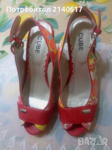 Многоцветни сандали CUBE N:39, снимка 4 - Сандали - 41489810