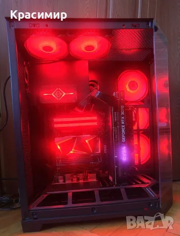 Геймърски компютър Ryzen 5 7500f, GeForce RTX 3070, 16gb ddr5, 1tb nvme, снимка 2 - Геймърски - 56040557