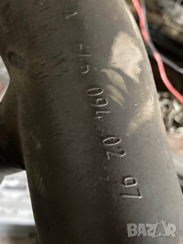 A6460940297 пластмасово съединение турбо за мерцедед ц класа w203, снимка 2 - Части - 44261626