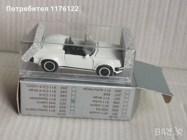 1/43 NZG Porsche 911 Turbo / Targa / Cabriolet / Roadster /Made In Germany/ Порше Модели Нови В Кути, снимка 4 - Коли, камиони, мотори, писти - 35997690