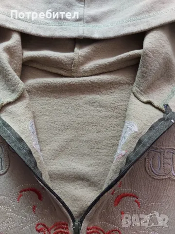 Ватиран суичър с качулка XS-S, снимка 3 - Суичъри - 50213720