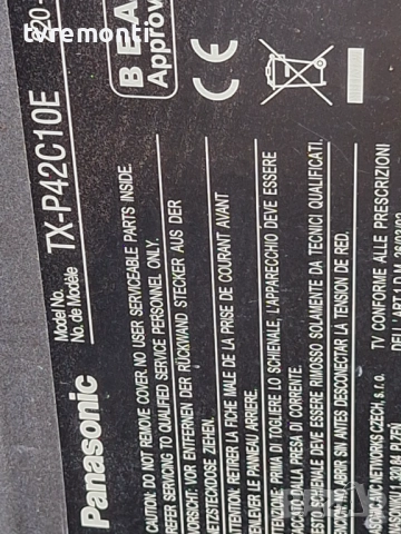 оригинална стойка телевизор Panasonic модел TX-P42C10E, снимка 6 - Стойки, 3D очила, аксесоари - 51579966